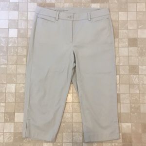 Talbots size 8P cropped khakis. 98% cotton